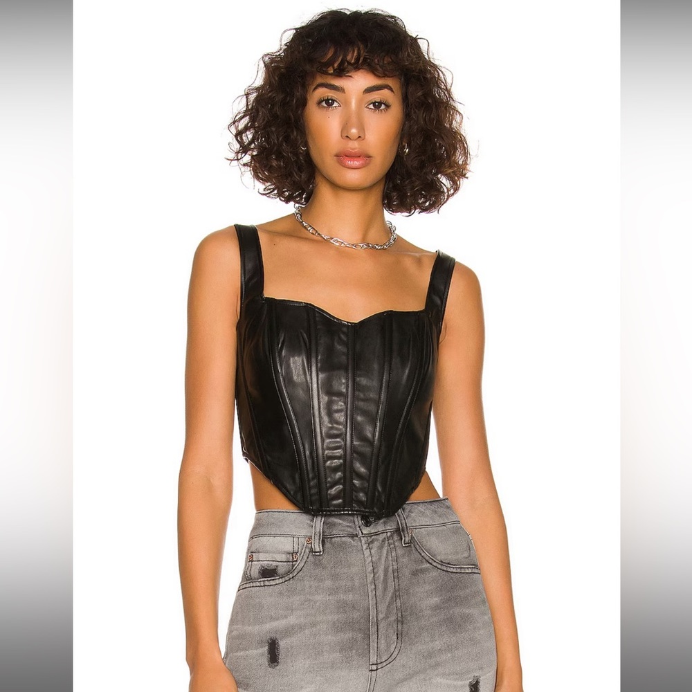BARDOT Women's Black Corset Top